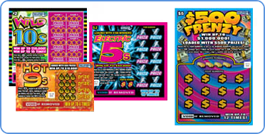 Massachusetts Lottery scratch off instant games