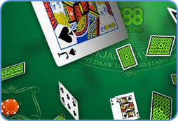 Blackjack at 888casino graphics