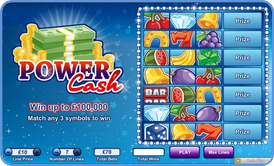 Power Cash - online scratch card game