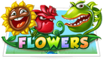 Flowers slots scratch card game icon
