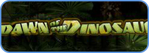 Dawn of the Dinosaurs slots game logo