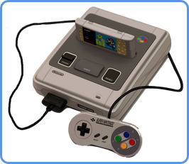 Super Nintendo gaming console