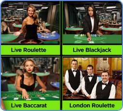 Casino games with live dealer