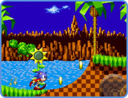 Sega Sonic game screenshot graphic