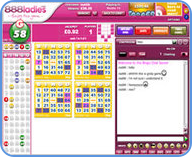 888Ladies 75 ball bingo bordered