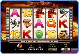 Dragon Master slot game screenshot