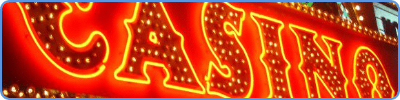 Casino neon sign